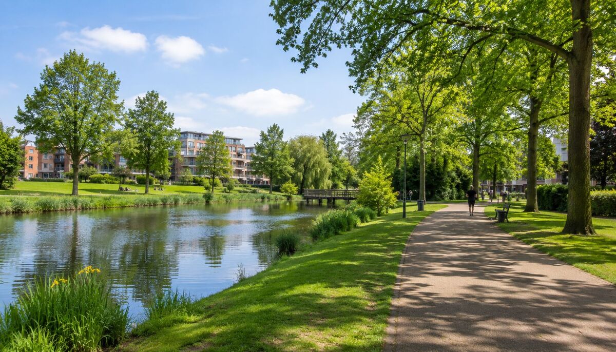 Het Oosterpark in Ridderkerk